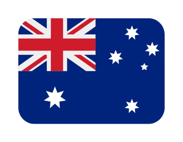 Official national flag of Australia icon with the Union Jack and Southern Cross on a blue field.