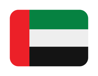 Bandera de los Emiratos Árabes Unidos