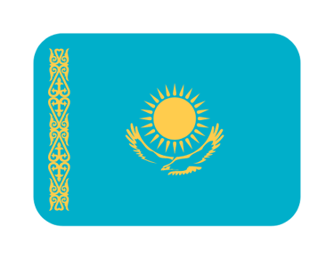 Bandera de Kazajistán