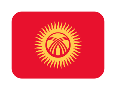 Bandera de Kirguistán