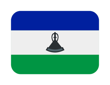 Bandera de Lesoto.