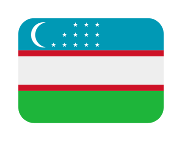 Bandera de Uzbekistán