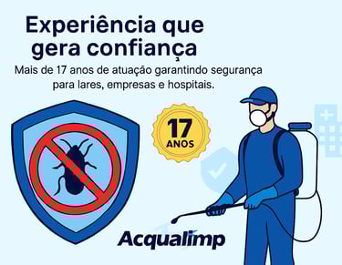 DEDETIZADORA ACQUALIMP, DESRATIZAÇÃO, CUPINS, BARATAS