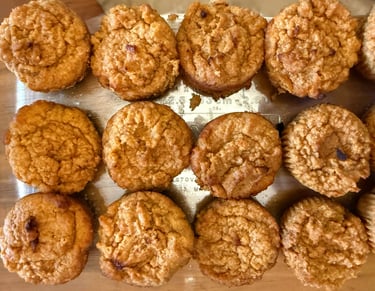 Keto pumpkin muffins