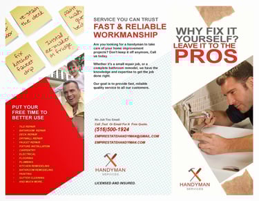 list of work handyman does