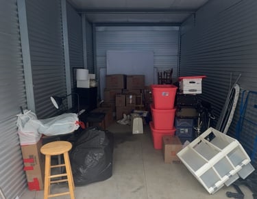 Shed cleanout removing debris and junk in Suffield Connecticut