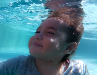 natacion para bebés y niños pequeños en  Mérida Yucatán Mexico 