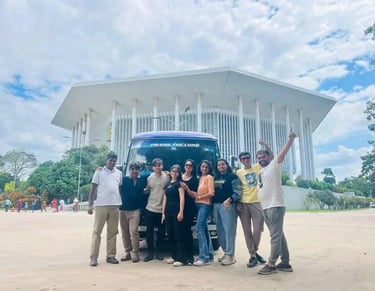 Our services are for the tourists from Asia, Europe etc. At BMICH, Colomb.o