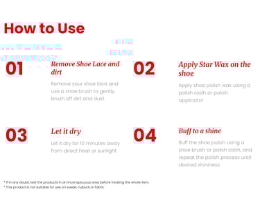 Yuppies Star Wax application – buff leather shoes to a glossy shine