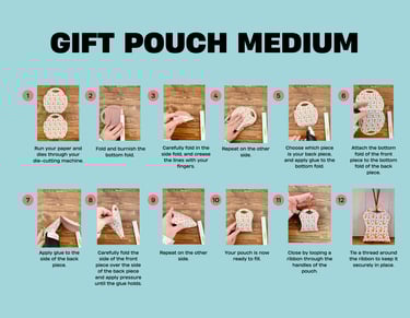 Gift Pouch Medium Step-by-Step Instructions