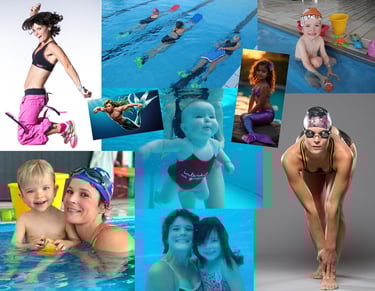 pool piscine madère madeira caniço bb natador mermaid, sirea hidroginastica relax aqua familia