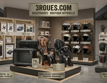accessoires de scooters électriques à 3 Roues de 3Roues.com