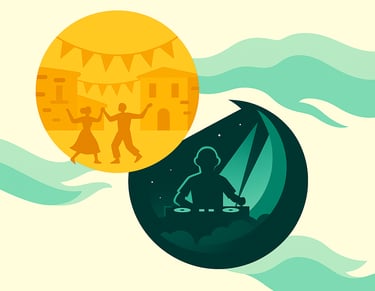 Grafica Mallorca Unlocked per guida eventi weekend a Maiorca