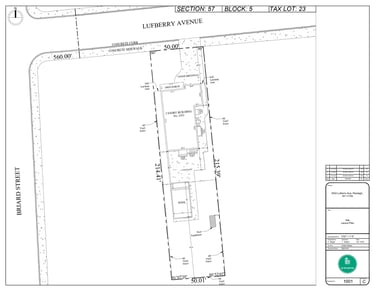 Site Plan for Planning Permission/Permit Approval