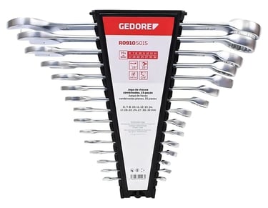 Jogo De Chaves Combinadas Gedore 6 A 32 Mm 15 Peças