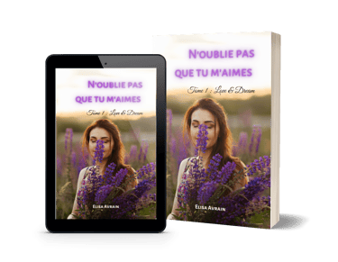 Mockup N'oublies pas que tu m'aimes tome 1.