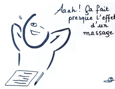 écrire libère des blocages