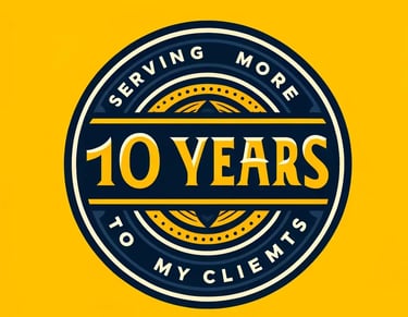 a logo for a service that is serving to customers