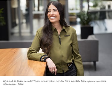 Satya Nadella, Chairman and CEO