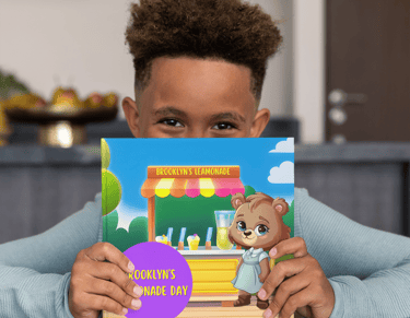 young boy holding his favorite book