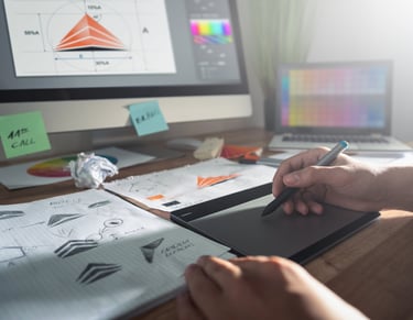 création, conception graphique et mise en page de documents