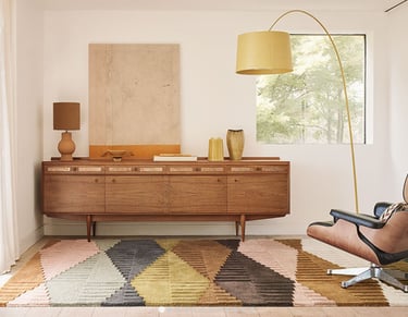 Tapis modèle ARZU SORBET de la marque ROMO en laine