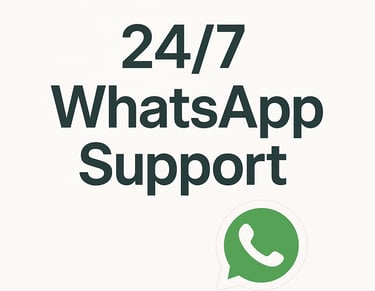 WhatsApp support