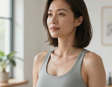 a man riding a skateboard down a street next to tall buildings