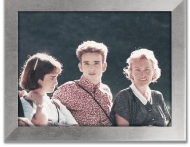 Son's portrait for generational comparison by PhotoMotion AI