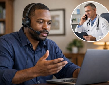 Haitian Creole interpreter working remotely