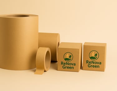 Zertifiziertes Ökopapier für umweltfreundliche Verpackungen 