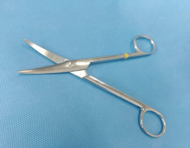 a pair of scissors and a pair of scissors