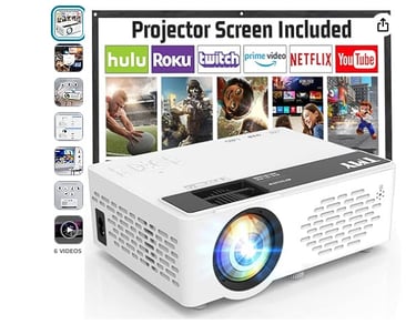 Mini Projector, Bluetooth Projector,portable projector