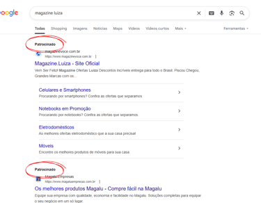 exemplo de site patrocinado cybercore