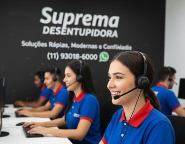 atendimento da suprema desentupidora
