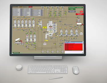 SCADA vizualizacijos programavimas