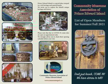 Community museums Association brochure outside