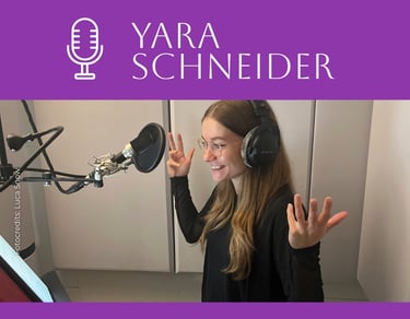 Der Hörspiel-Cast von Autor Luca Snow - "Existence": Sprecherin Yara Schneider