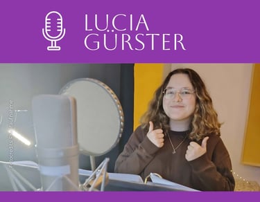 Der Hörspiel-Cast von Autor Luca Snow - "Existence": Sprecherin Lucia Gürster