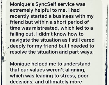 Participant Experience with SyncSelf