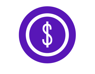 a clock with a dollar sign on it