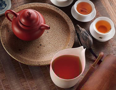 An elegant tea set