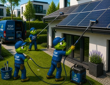 TOP Partner čiščenje solarnih panelov