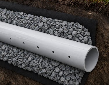 French Drain installation