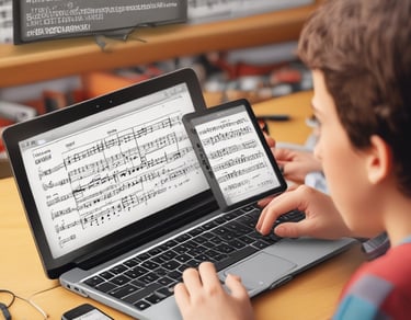 woman playing ukulele at daytime