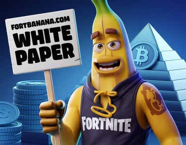 a cartoon character holding a sign that says fortine