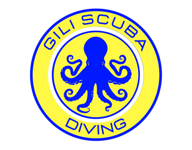 Official Gili Scuba Diving logo, your boutique dive center on Gili Trawangan, Indonesia.