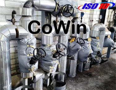 isolação térmica removível para indústria química e petroquímica, isolação removível para válvulas