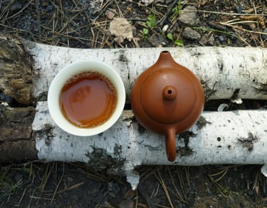 A stylish tea set