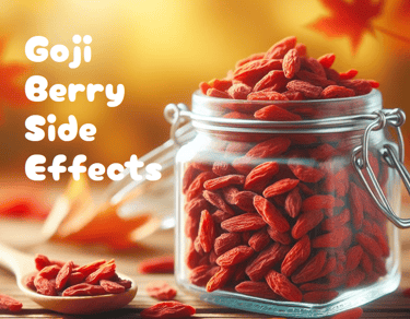 a jar of goji berries